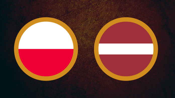 Polska Łotwa grafika @mistrzowie
