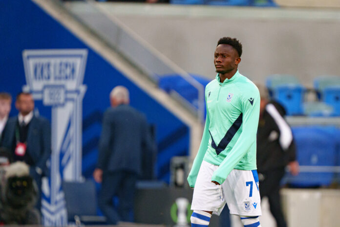 UEFA Conference League game between teams of Lech Poznan and Rapid Vienna