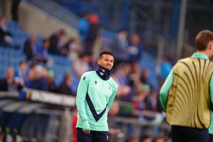 UEFA Conference League game between teams of Lech Poznan and Rapid Vienna