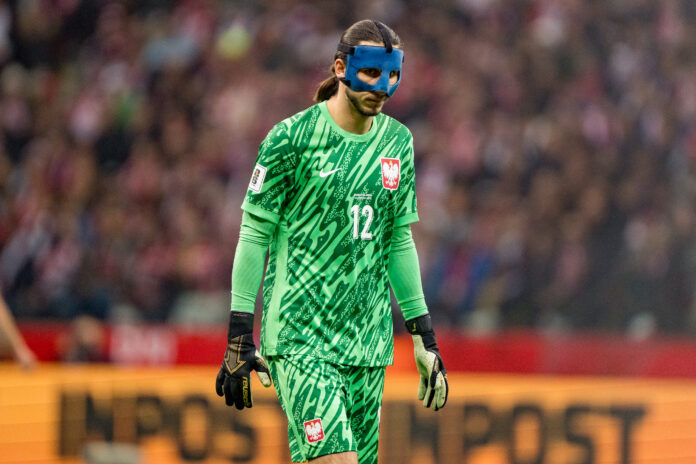 World Cup 2026 qualifying game between national teams of Poland and Netherlands