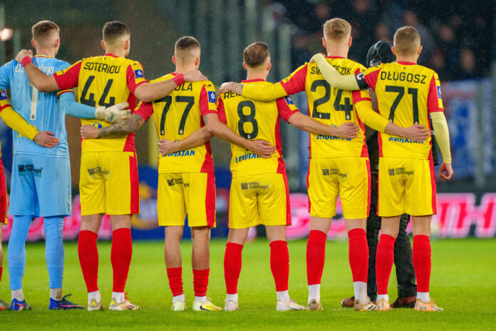 PKO BP Ekstraklasa 25 26 game between teams of Korona Kielce and Lech Poznan
