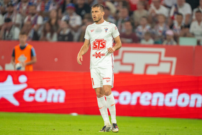 UEFA Conference League 2026 27 4th qualifying round 1st leg match between teams of Gornik Zabrze and AS Monaco