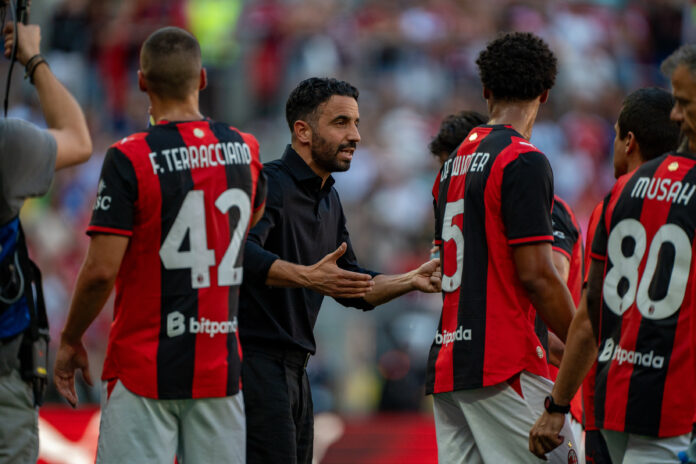 Friendly match Supermecz 2026 between AC Milan and Manchester United, ManU ManU