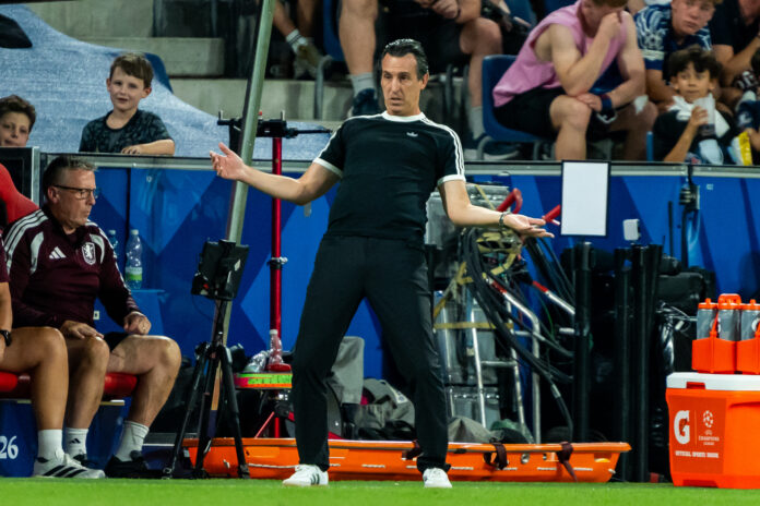UEFA Super Cup 2026 match between Paris Saint-Germain and Aston Villa