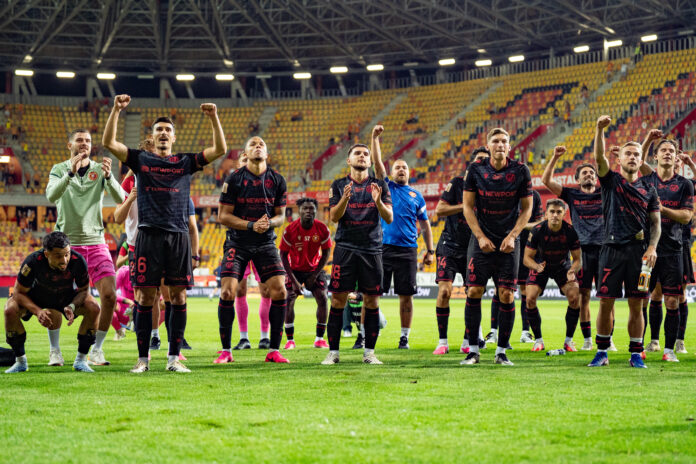 PKO BP Ekstraklasa - Matchday 3 season 26 27 game between teams of Jagiellonia Bialystok and Widzew Lodz PKO BP Ekstraklasa - Matchday 3 season 26 27 game between teams of Jagiellonia Bialystok and Widzew Lodz
