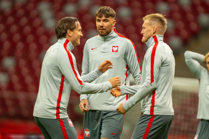 Official press conference, PK, Pressekonferenz and training of Polish National football team before Nations League MD1 game against Bosnia
