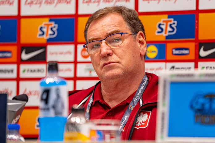 Official press conference, PK, Pressekonferenz and training of Poland National football team before Nations League MD 2 game against Sweden